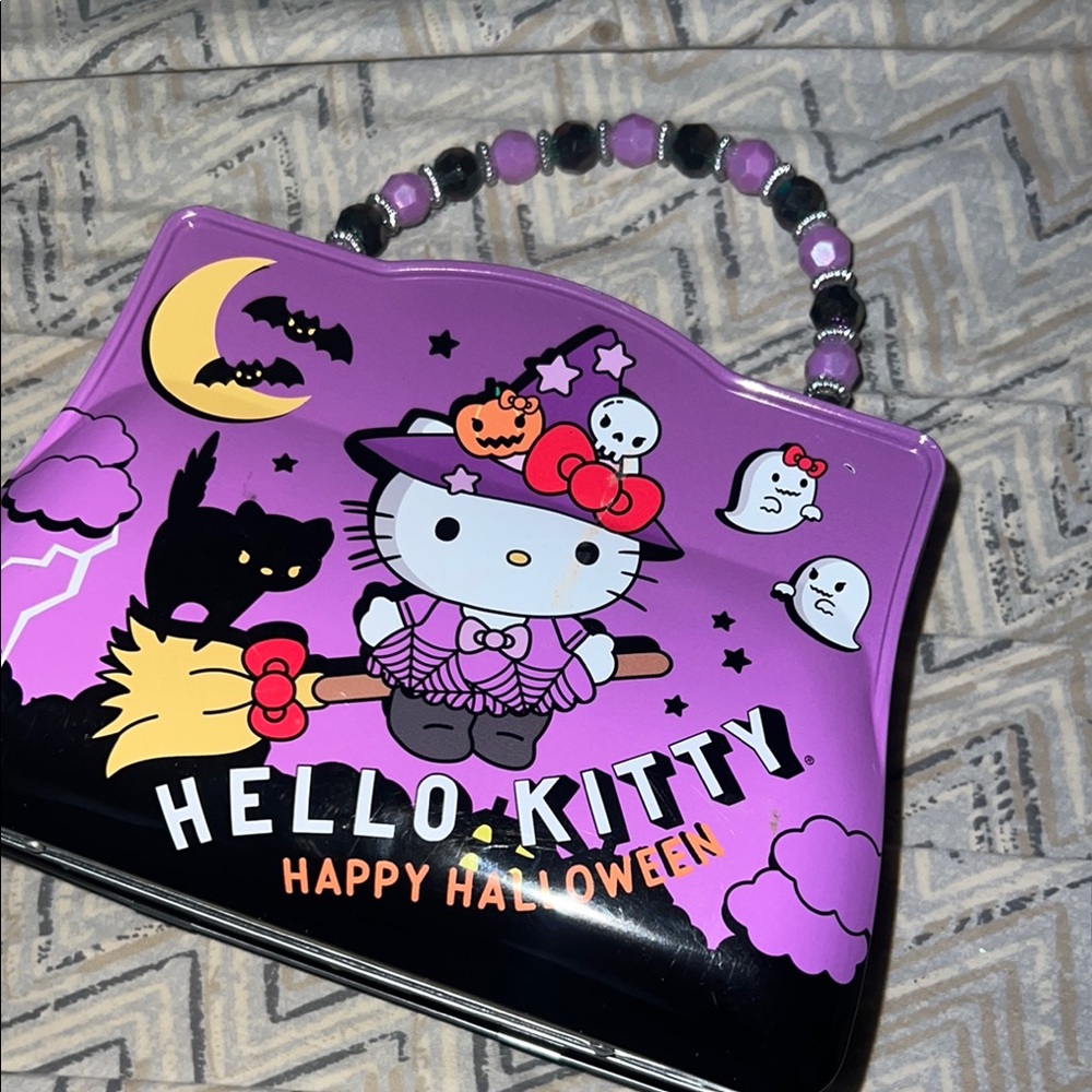 Sanrio Hello Kitty Halloween Bag - Purple and Black